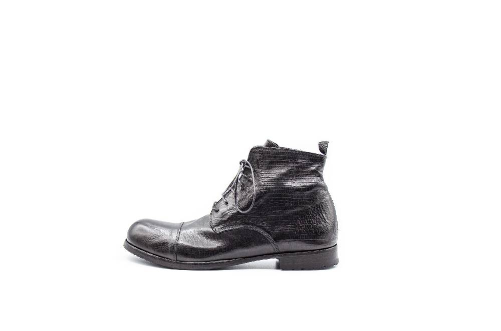 King Tartufoli BLACK MAN ANKLE BOOT Vendita Calda