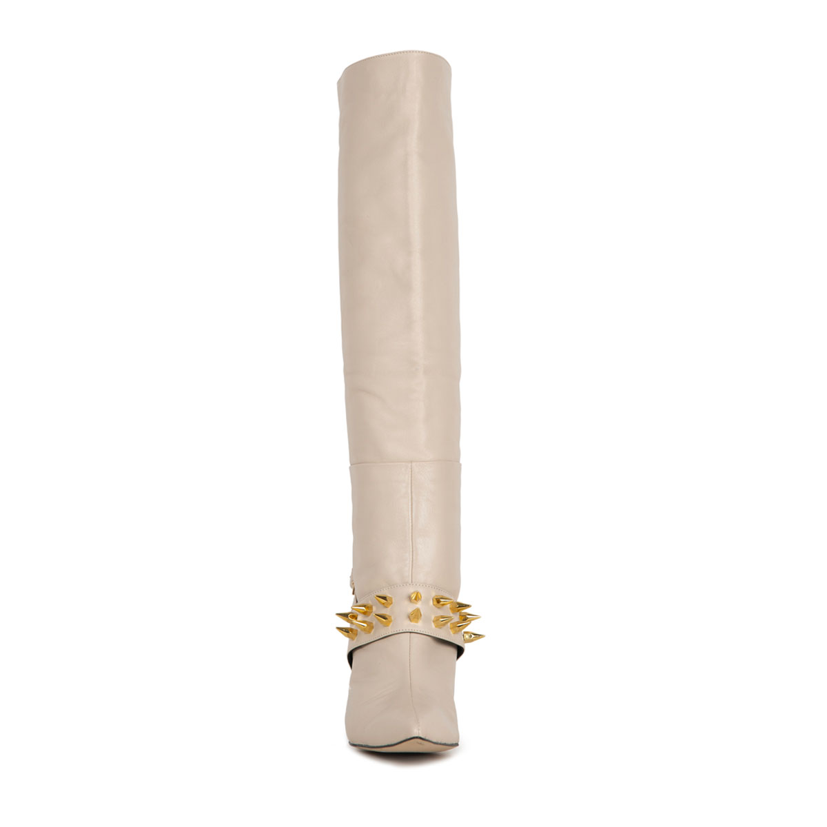 Le Dangerouge Meg Beige Studs Pezzi Unici