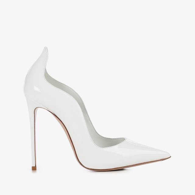 Le Silla Décolleté vernice bianca