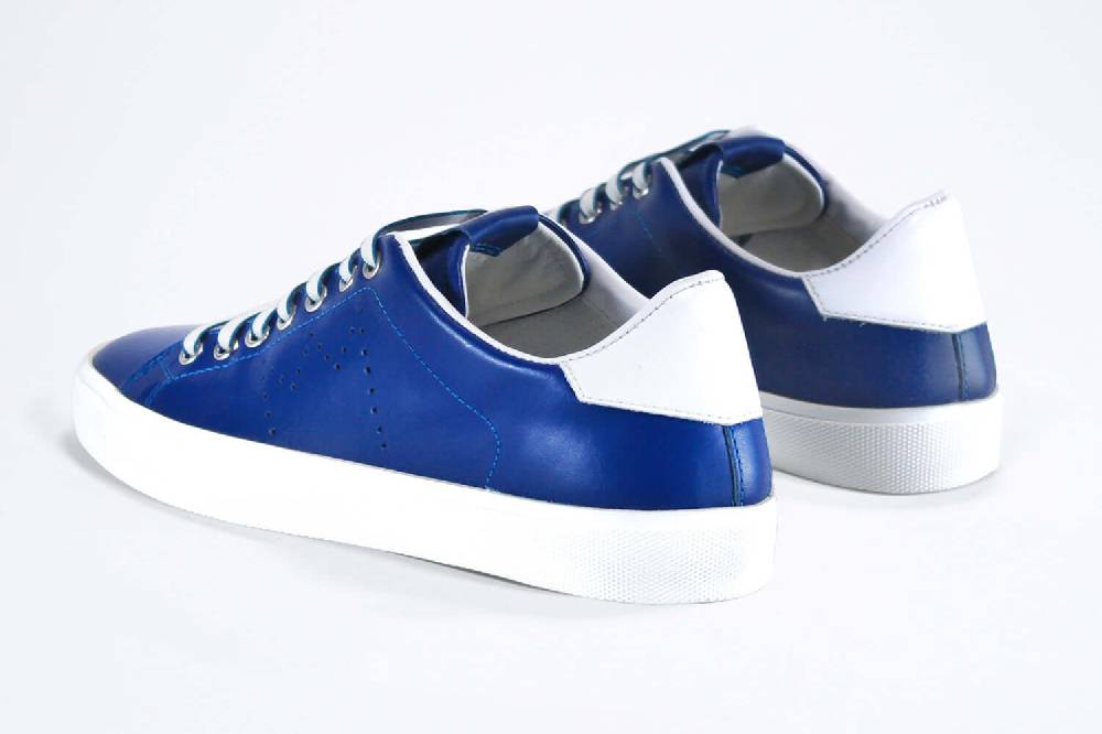 Leather Crown LC06 | Denim e bianco - BASSE - Donna 2025