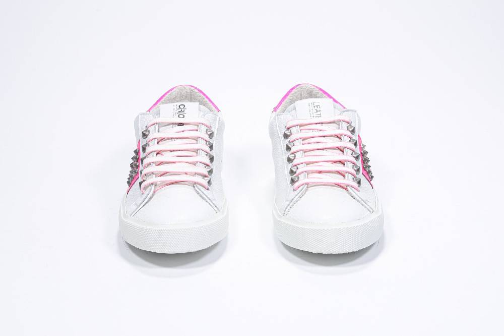 Leather Crown STUDLIGHT | Rosa e bianco - BASSE - Donna Italia