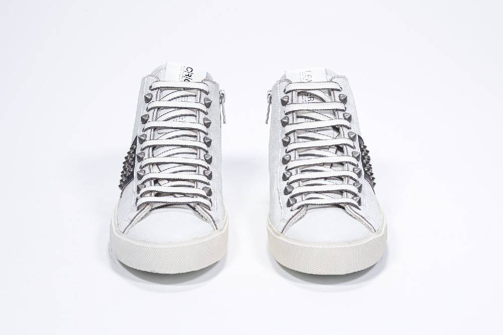 Leather Crown STUDBORN | Vintage Bianche & Nere - Alte - Donna Economico