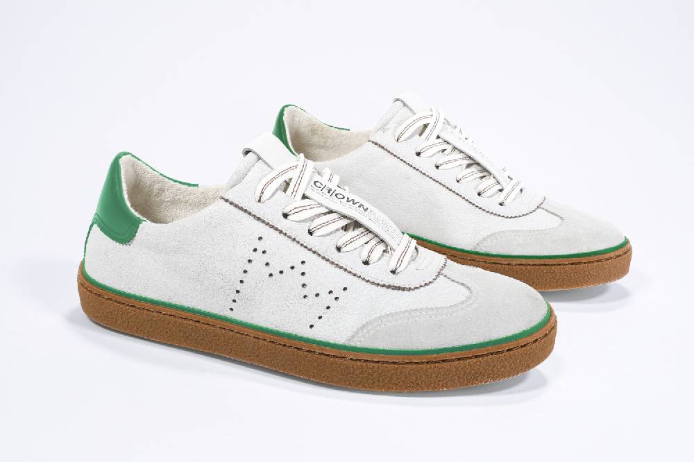 Leather Crown MODEL T | Retro Green - BASSE - Uomo Saldi Di Fabbrica