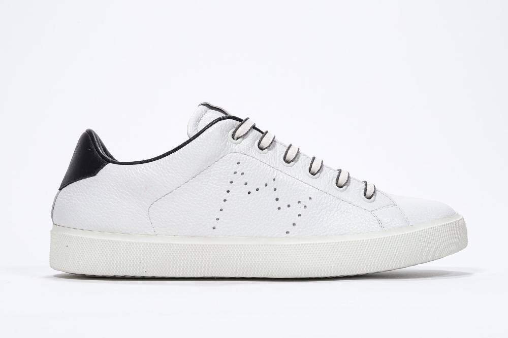 Leather Crown LC06 | Bianche & Nere - Basse - Uomo