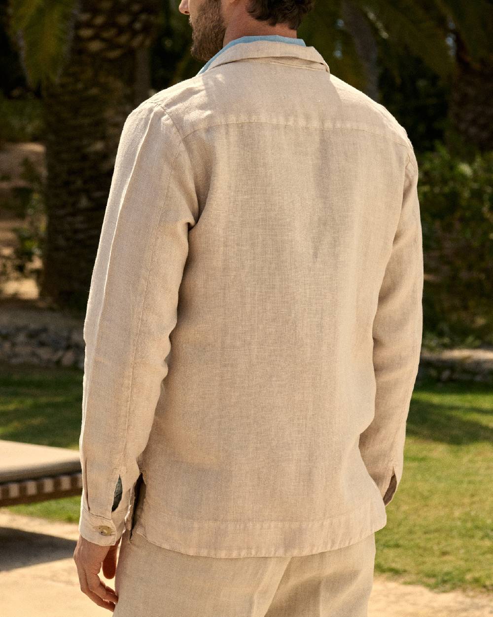 Manebí Irish Linen Savana Jacket - Kaki Beige Outlet