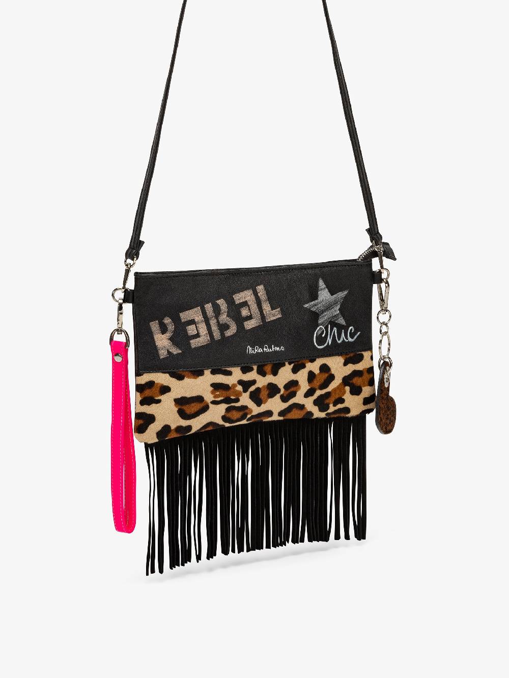 Nira Rubens Minibag Frange - Africa Pink In Vendita