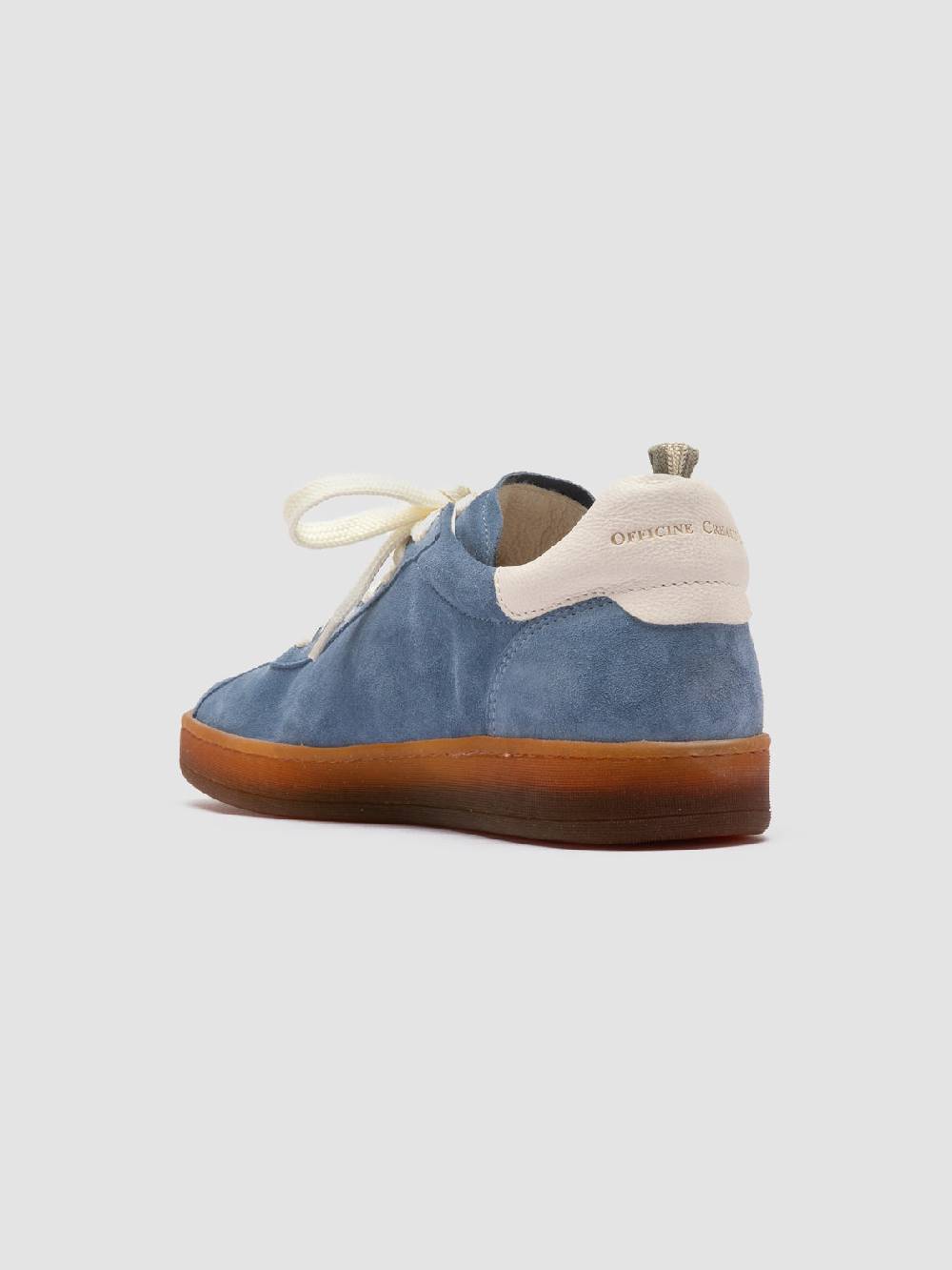 Officine Creative DESTINY 101 Sneakers Basse in Pelle e Camoscio Blu Saldi