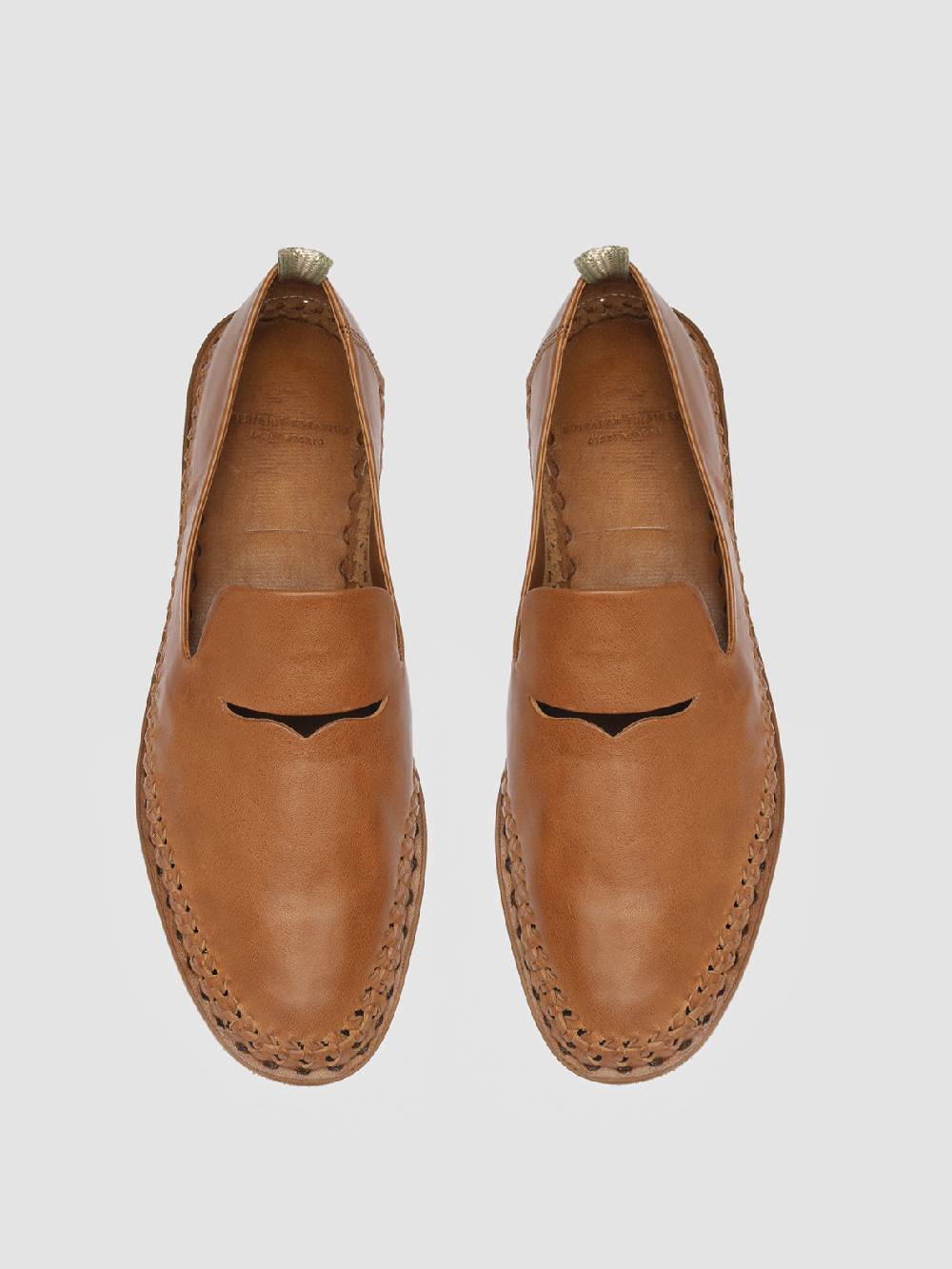 Officine Creative MABELLE 002 Slip-On in Nappa Marrone Saldi Di Fabbrica