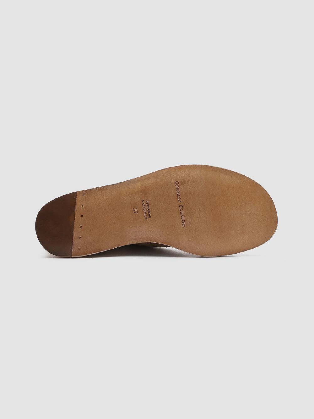 Officine Creative ITACA 005 Sandali in Pelle Scamosciata Marrone 2025