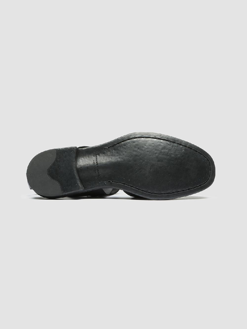 Officine Creative CHRONICLE 145 Sandali in Pelle Nera Presa