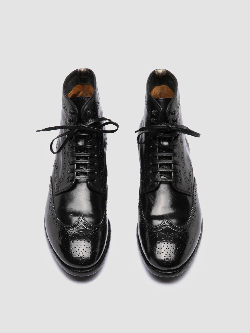 Officine Creative PRINCE 612 Stivaletti in Pelle Nera 2025