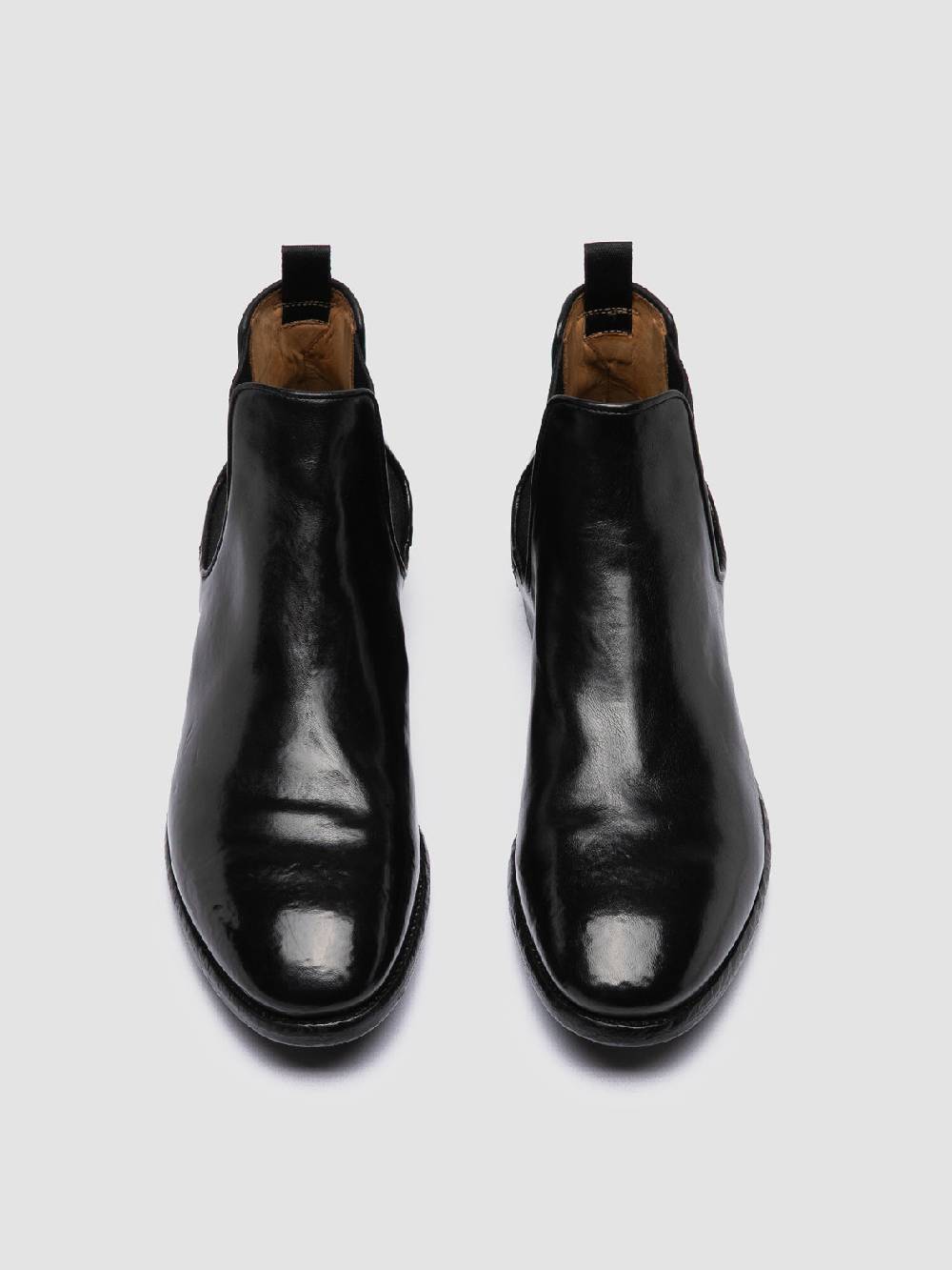 Officine Creative PRINCE 617 Stivaletti Chelsea in Pelle Nera Italia