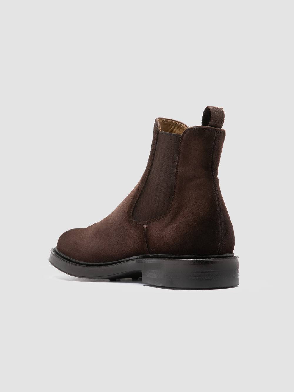 Officine Creative UNIFORM 005 Stivaletti Chelsea in Pelle Scamosciata Marrone Hotsell