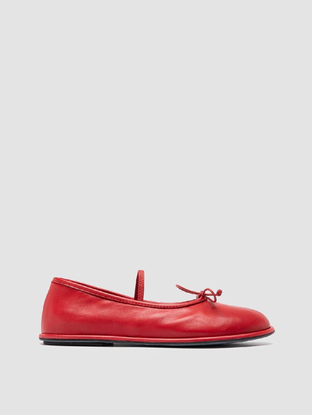 Officine Creative FONTAYNE 001 Ballerine in Pelle Rossa Presa