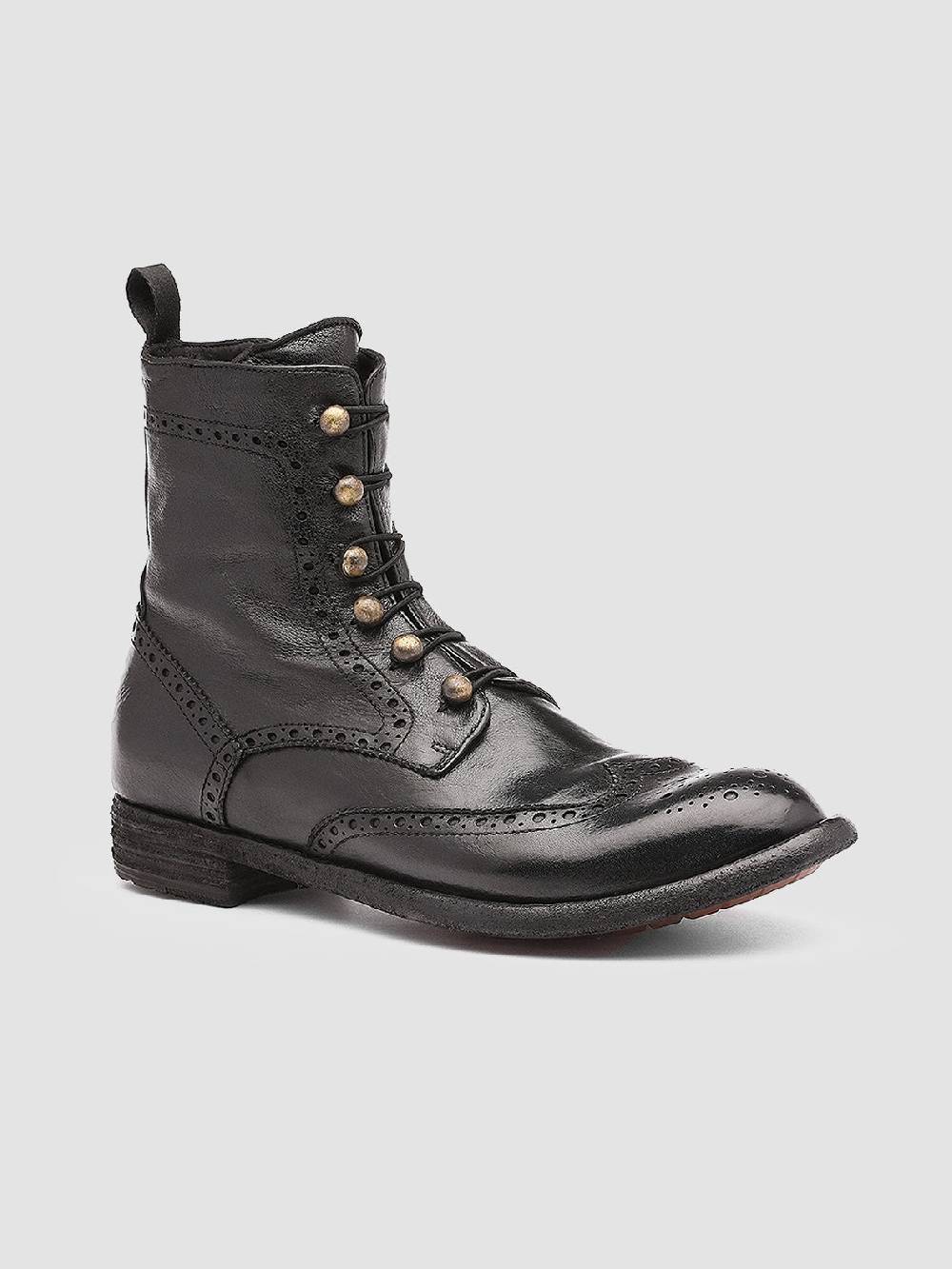 Officine Creative LEXIKON 131 Stivaletti in Pelle Nera Italy