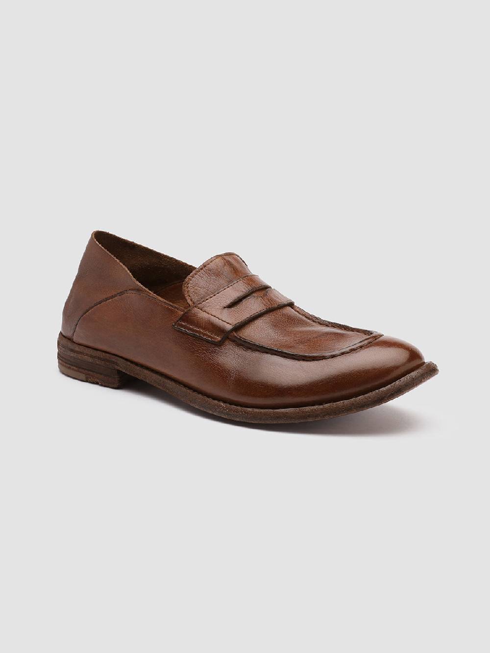 Officine Creative LEXIKON 516 Mocassini in Pelle Marrone Promozione