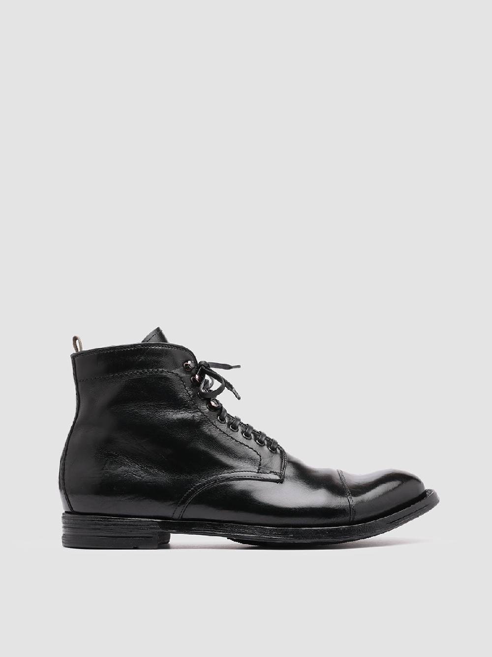 Officine Creative ANATOMIA 016 Stivaletti in Pelle Nera