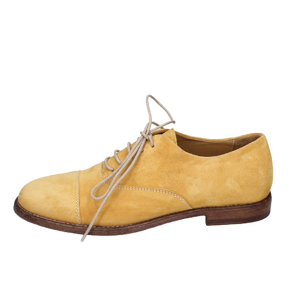scarpe donna MOMA classiche giallo camoscio VINTAGE EX478 Pezzi Unici