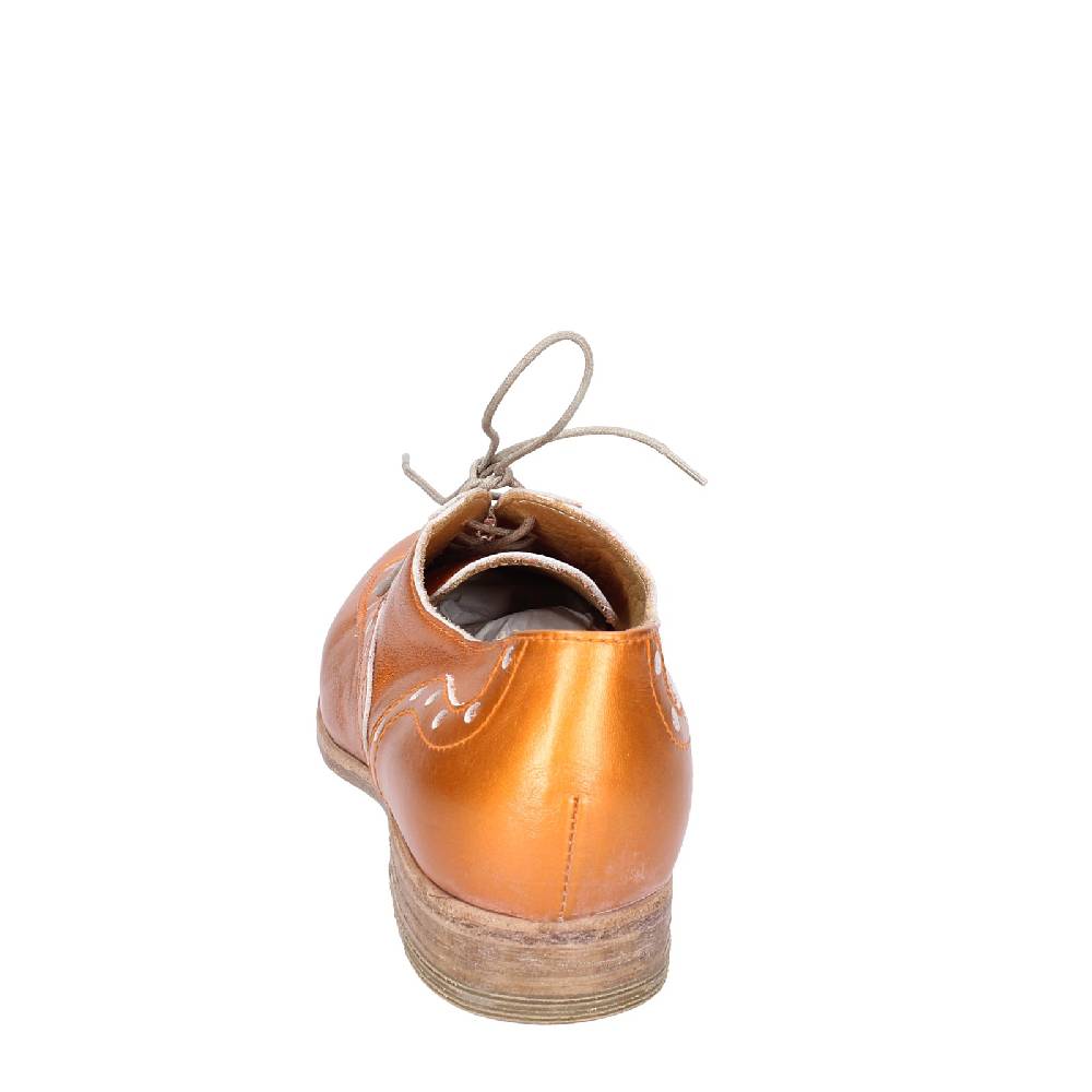 scarpe donna MOMA classiche arancione pelle 45404A VINTAGE EX441 Qualità Garantita