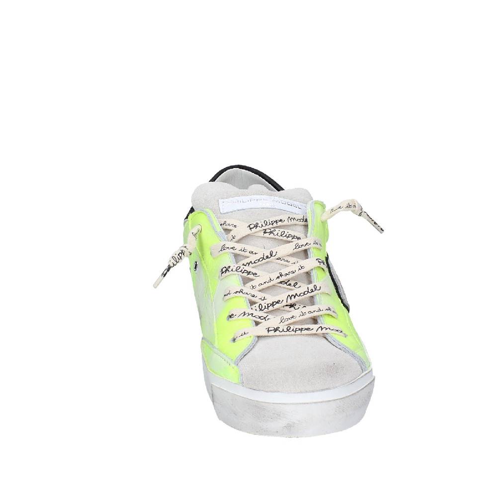 scarpe donna PHILIPPE MODEL sneakers giallo pelle camoscio VINTAGE EX365 Presa
