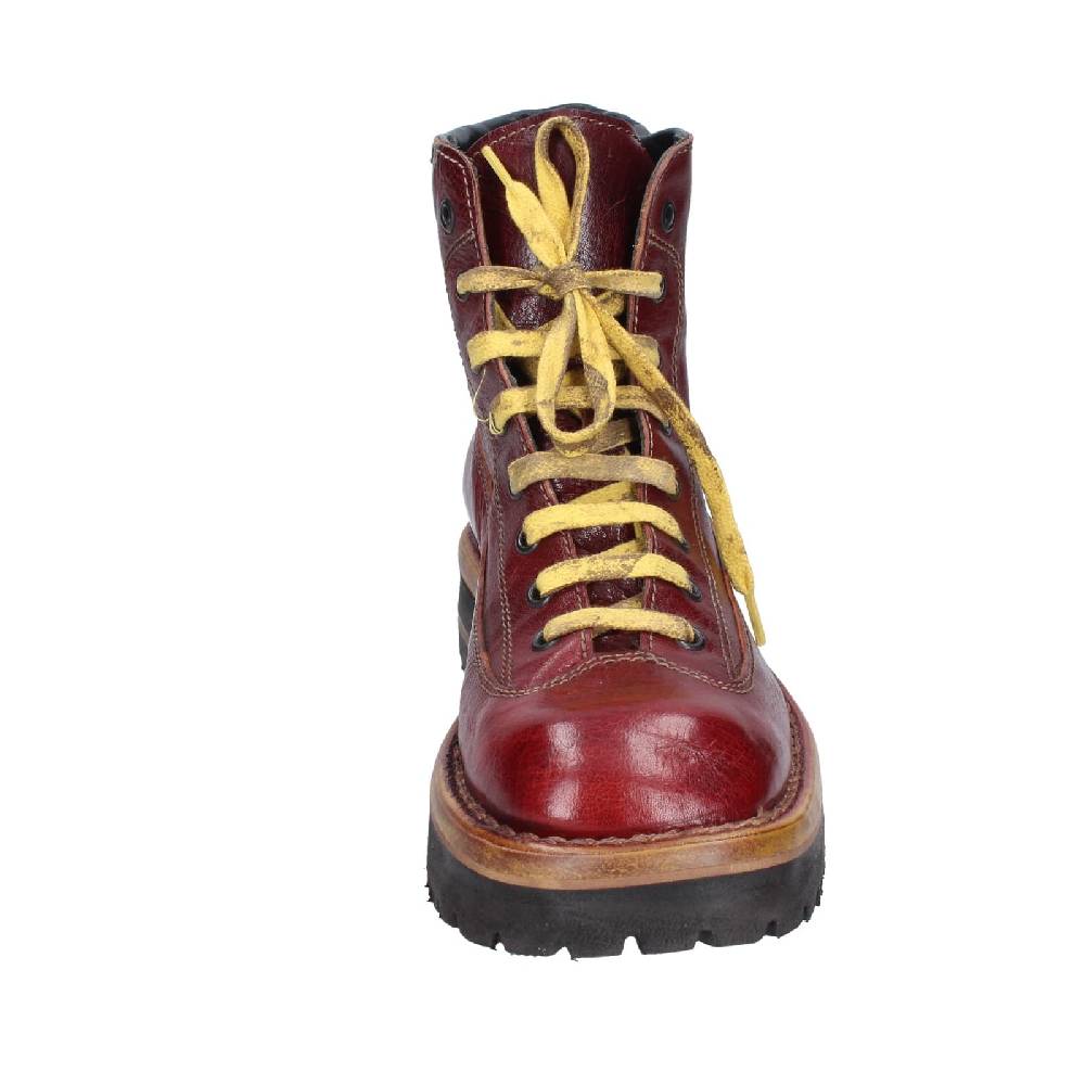 scarpe donna MOMA stivaletti bordeaux pelle 81302B EY561 Affare Del Giorno