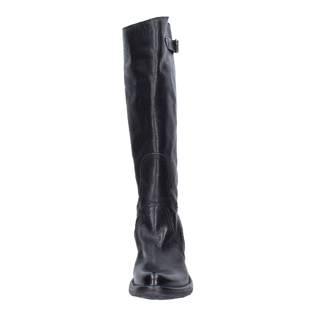 scarpe donna MOMA stivali nero pelle 77303D VINTAGE EX521 Promozione