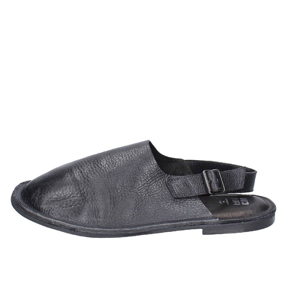 scarpe uomo MOMA sandali nero pelle 20401G VINTAGE EX392 Offerta