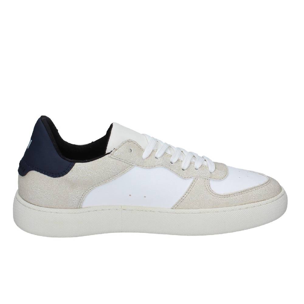 scarpe uomo NIRA RUBENS sandali bianco pelle beige camoscio EX195 Economico
