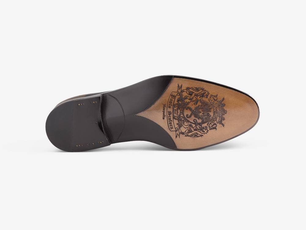 Paolo Sartori Art. 576 Oxford in pelle Anticata Nera Negozio