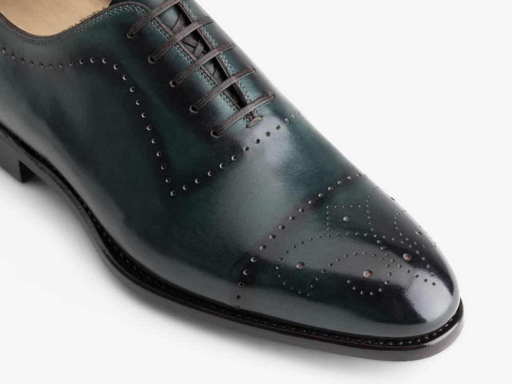 Paolo Sartori ART. 632 Oxford in pelle Anticata Turquoise Acquista Ora