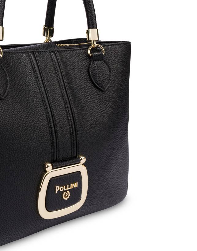 Pollini Borsa Doppio Manico Oasis Nero Saldi