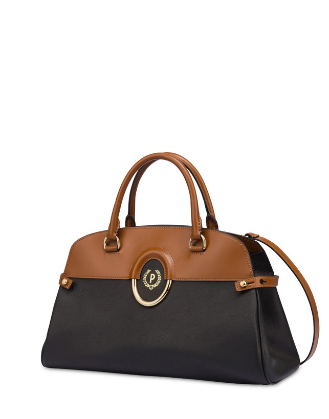 Pollini Borsa Doppio Manico Bicolor Wonder Saldi Di Fabbrica