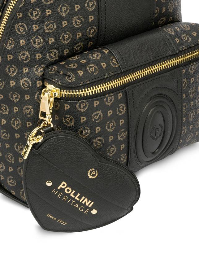Pollini Zaino Heritage 70th Anniversary Nero/nero Promozione Limitata