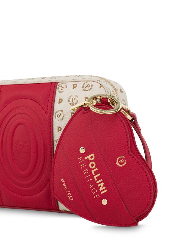 Pollini Borsa A Tracolla Heritage 70th Anniversary Avorio/rosso Outlet
