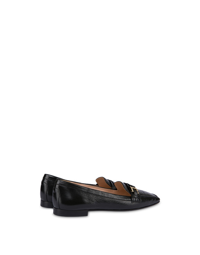 Pollini Mocassini In Naplak Uptown Nero Soddisfazione Garantita