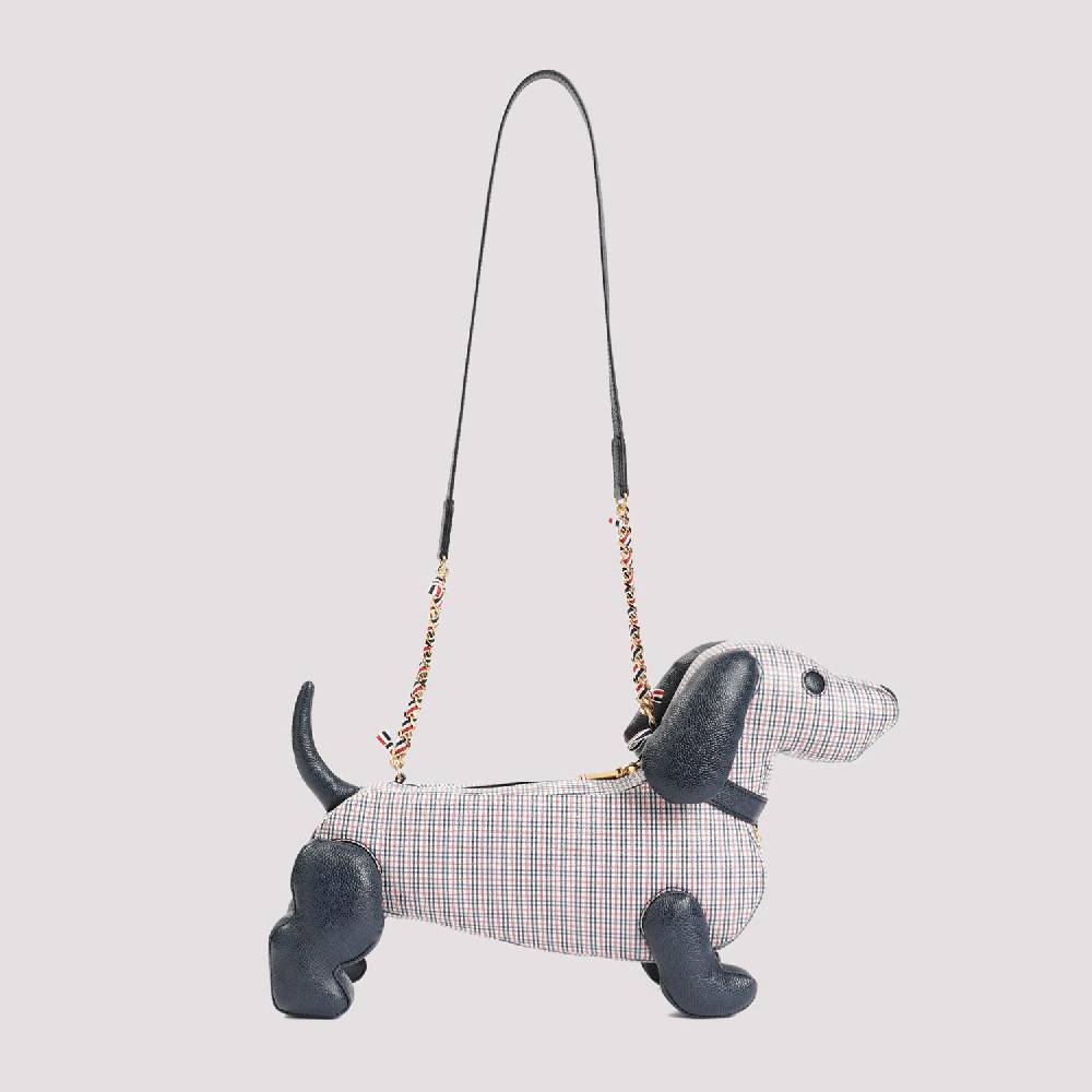 THOM BROWNE  Borsa a Mano Hector in Pelle Multicolore di Thom Browne Vendite Flash