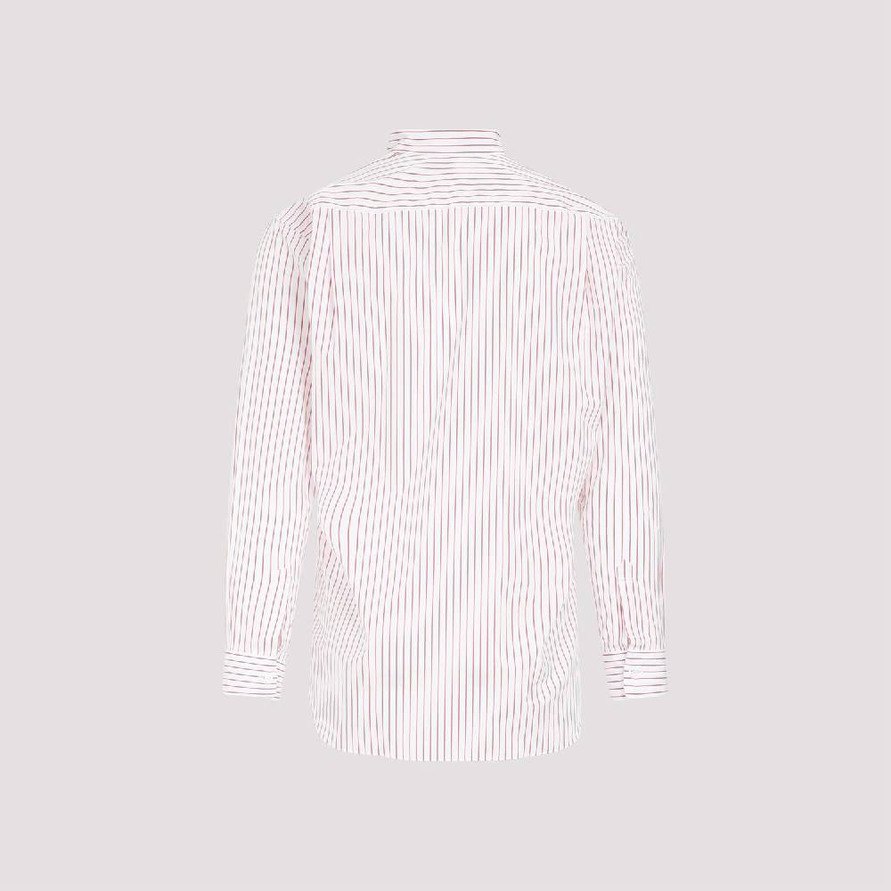 COMME DES GARÇONS SHIRT  Camicia a Righe Rosse Comme Des Garçons in Cotone - Uomo Convenienza
