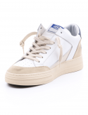 4B12 Sneakers uomo QUATTROBARRADODICI KYLE 752 in pelle bianca I Più Venduti