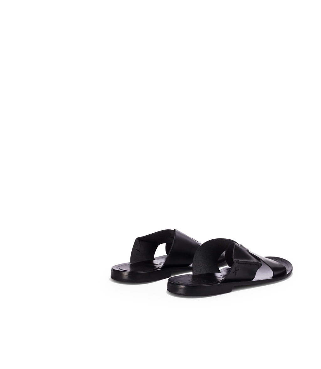 Loriblu Sandali in pelle nera Sottocosto