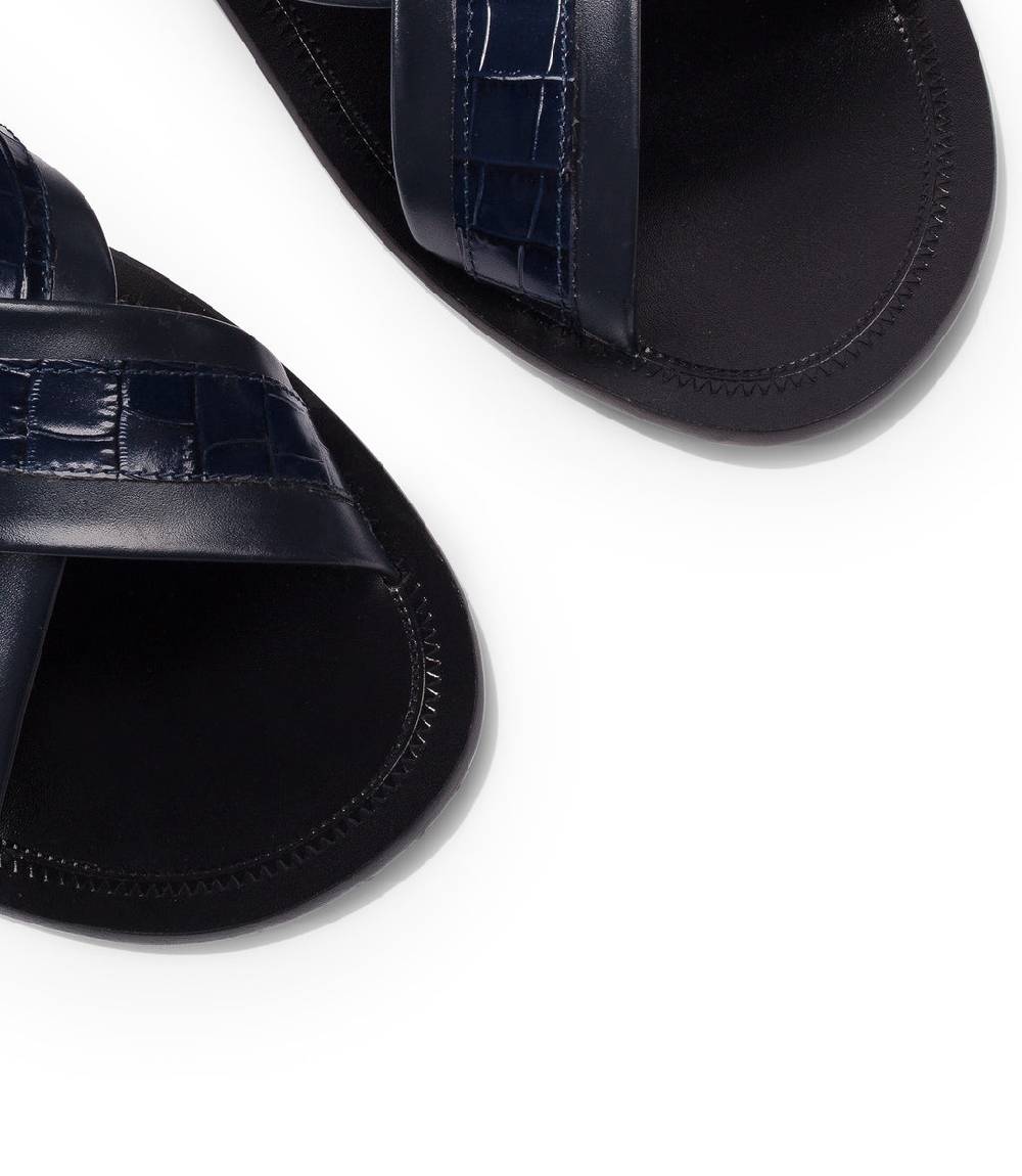 Loriblu Sandali in pelle blu scuro Novità