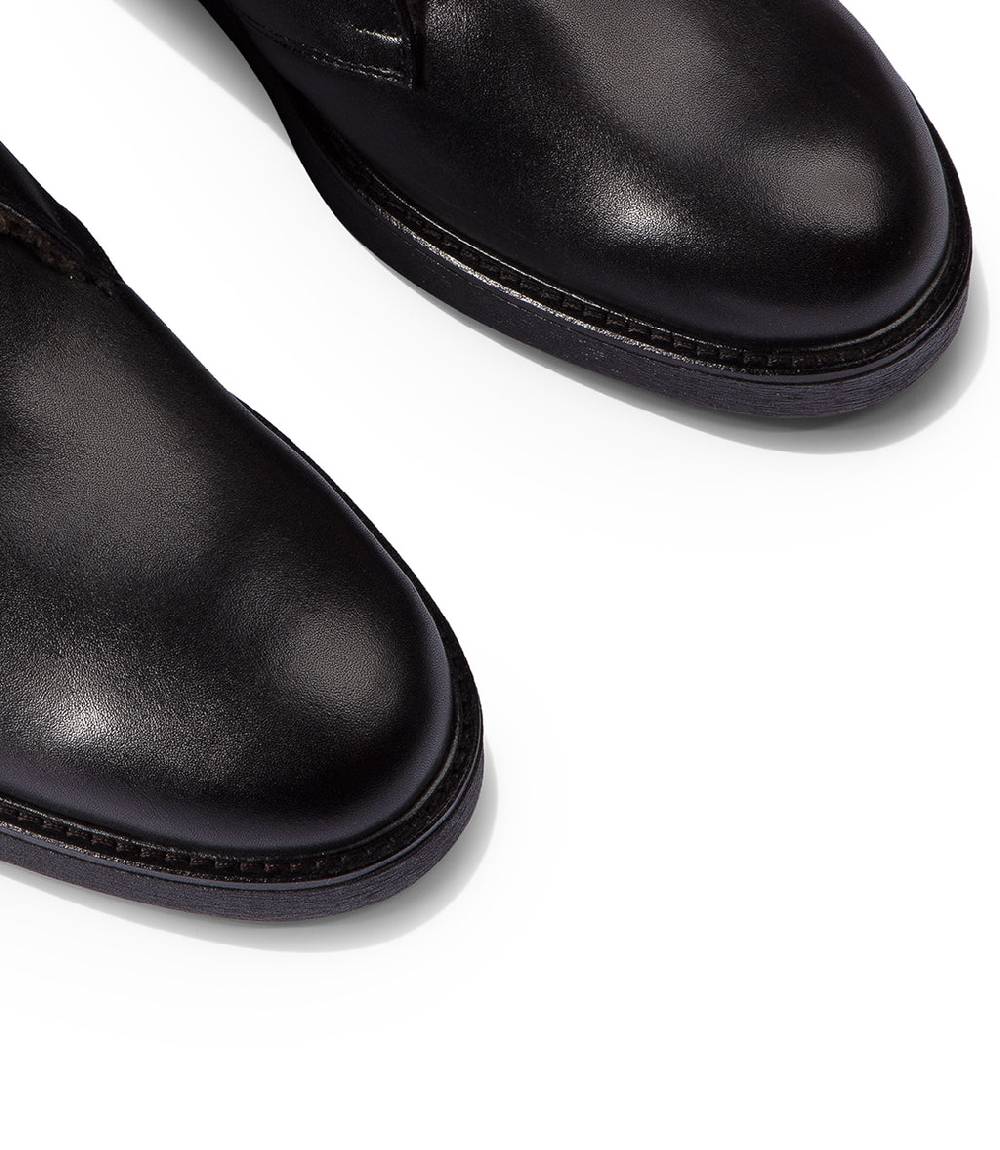 Loriblu Polacchini in pelle nera Presa