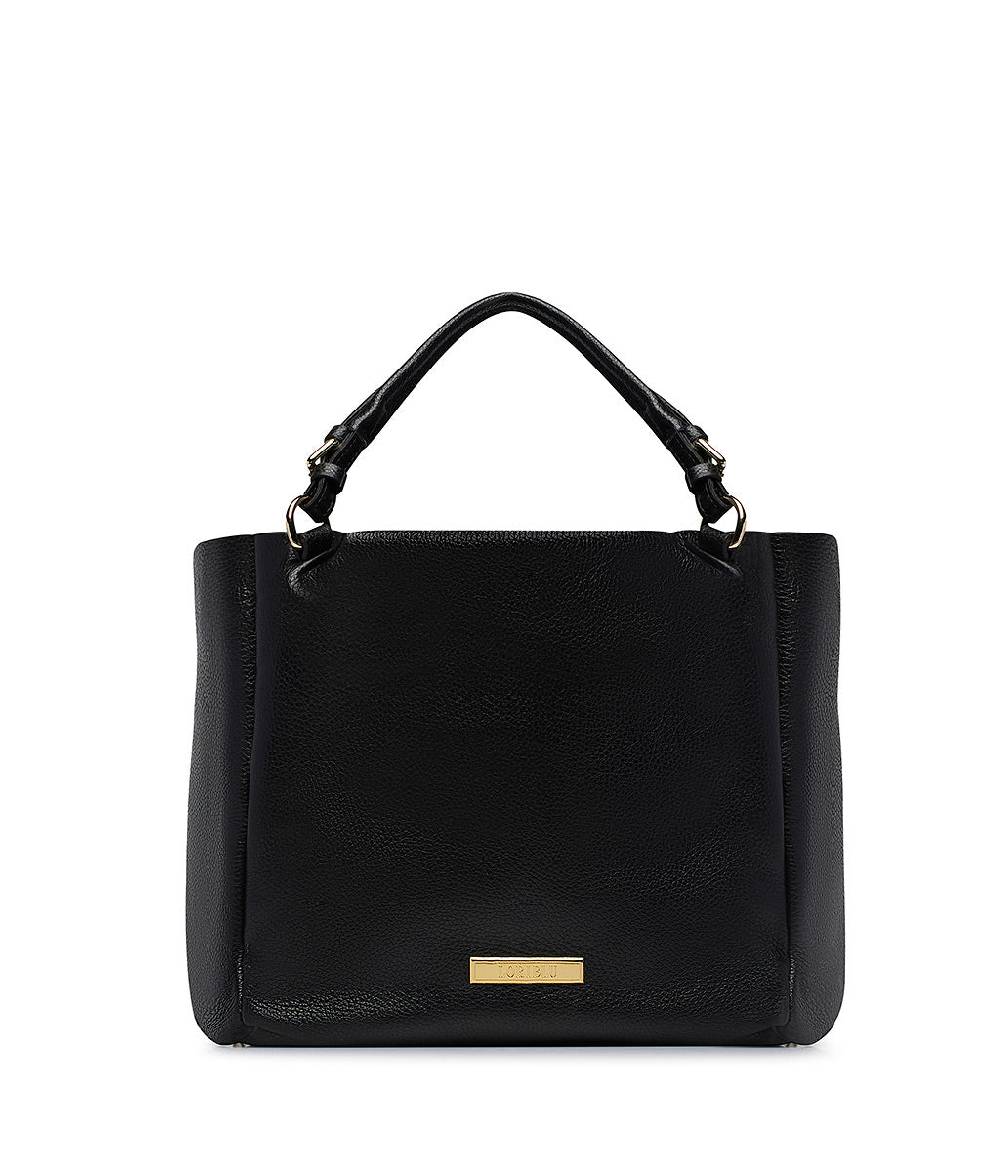 Loriblu Borsa nera in pelle martellata