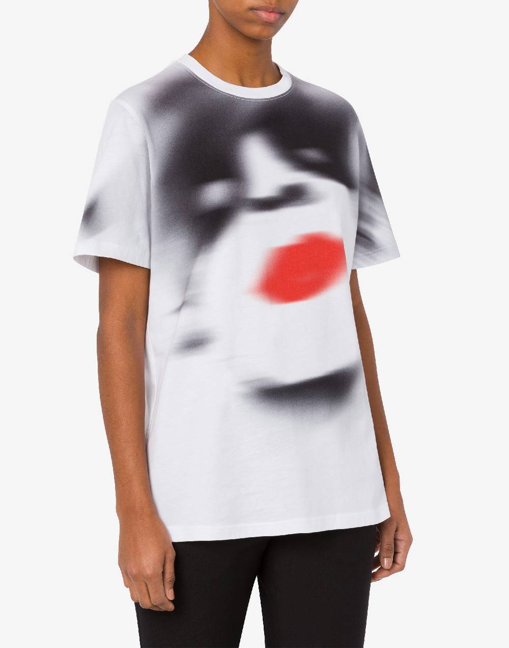 Love Moschino T-shirt con stampa Italy