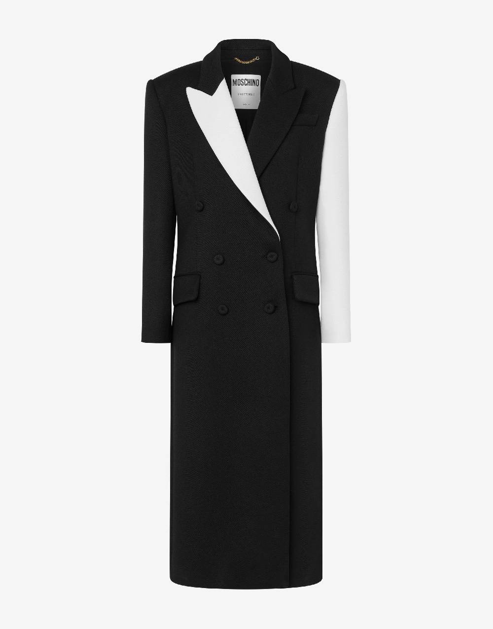 Love Moschino Cappotto Balck and White Presa