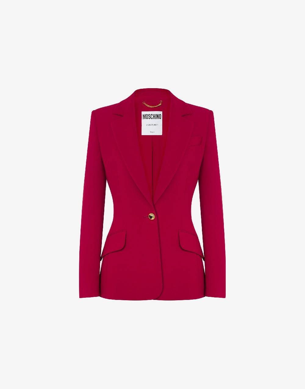 Love Moschino Giacca Gold Heart Button