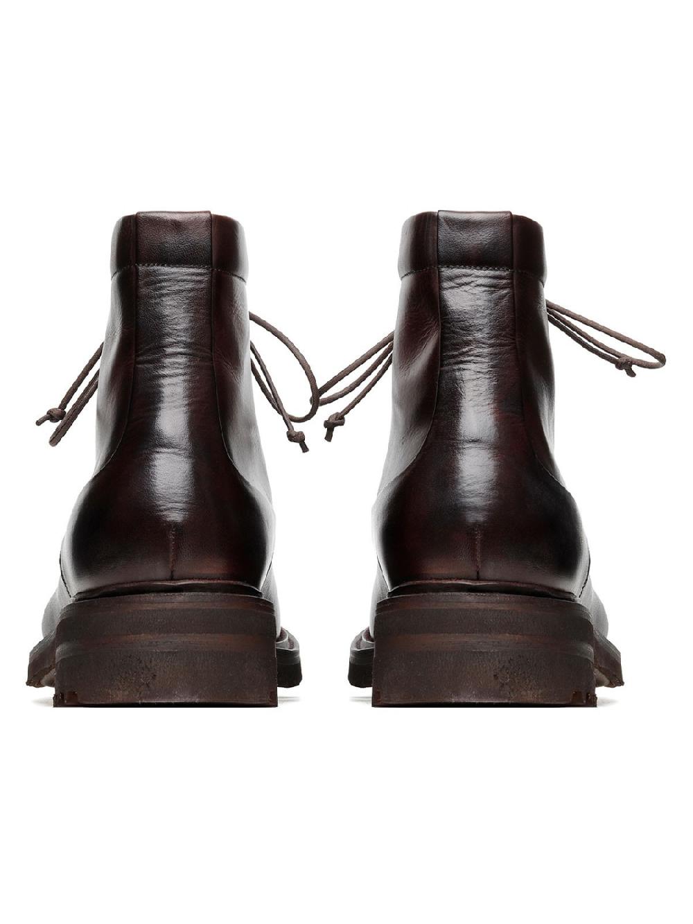 Silvano Sassetti Stivaletti St. Moritz in pelle testa di moro Shopping Online