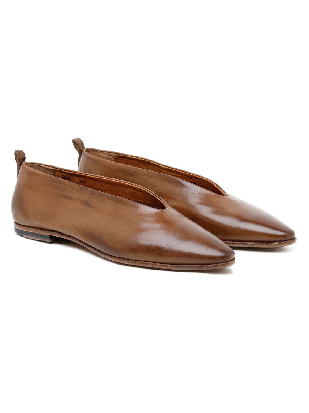 Silvano Sassetti Slippers in vitello spazzolato marrone Moda