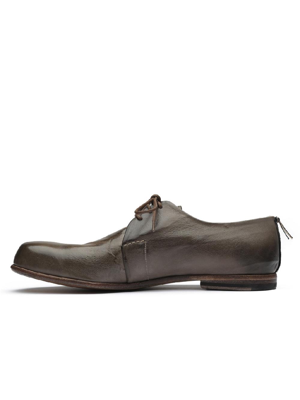 Silvano Sassetti Scarpe Derby in pelle grigia Italy