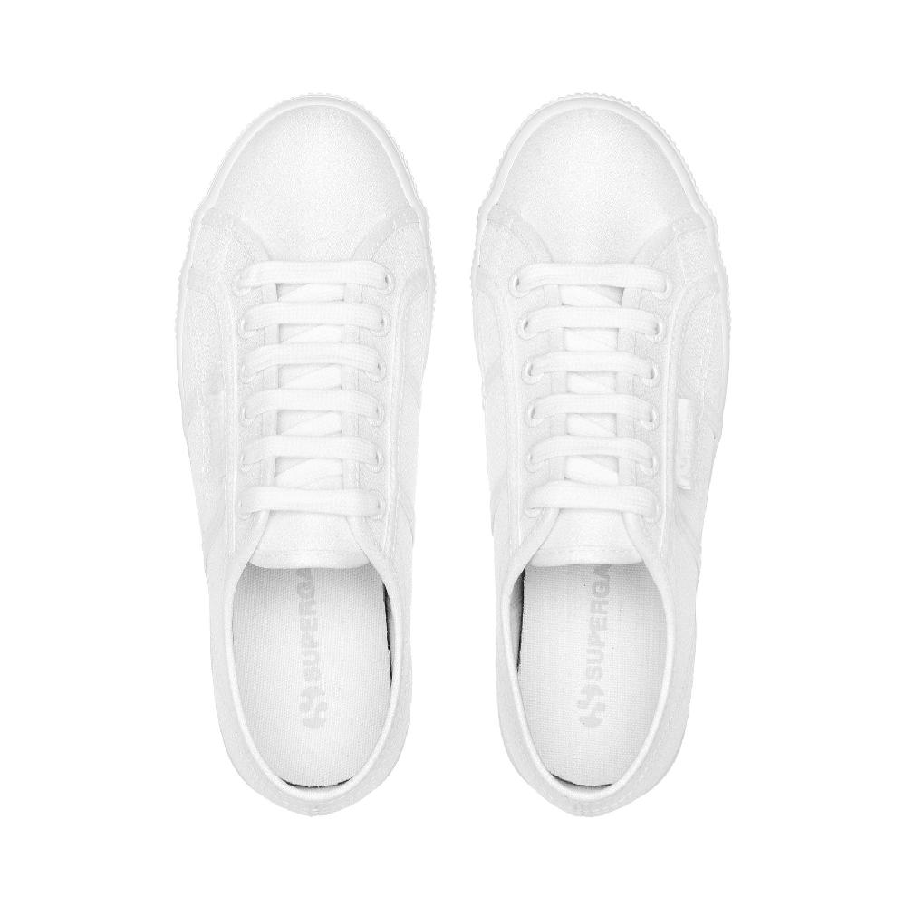 Superga 2790 PLATFORM LAMETOTAL WHITE Vendita