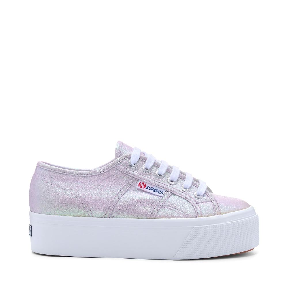 Superga 2790 PLATFORM LAMEPASTEL LILLA IRIDESCENT Soddisfazione Garantita